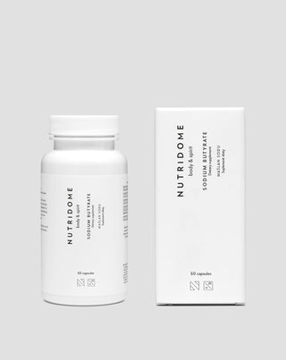 Βουτυρικό νάτριο 620 mg/ημέρα για διαταραχές της εντερικής, φλεγμονώδους και βακτηριακής χλωρίδας Nutridome 60 τμχ. - 2