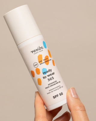 Προηγμένη κρέμα προσώπου SPF 50 για την επιβράδυνση της γήρανσης του δέρματος Έτοιμη να φορεθεί 365 Resibo - 2