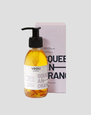 Γαλάκτωμα καθαρισμού μακιγιάζ και SPF squeeze an orange Veoli Botanica - 1