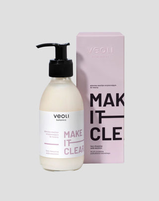 Φυσικό γαλάκτωμα καθαρισμού προσώπου Make it clear Veoli Botanica - 1