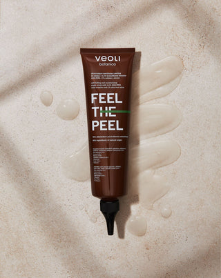 Feel the peel scrub για το τριχωτό της κεφαλής με σύμπλεγμα οξέων AHA/BHA και χυμό αλόης Veoli Botanica - 2
