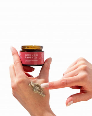 Φυσική αποσμητική κρέμα γεράνι και λεβάντα Mglife - 2