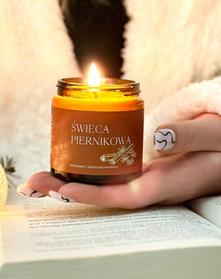 Κερί από κερί κανόλα με έλαια και 100% βαμβακερό φυτίλι Mglife - 2