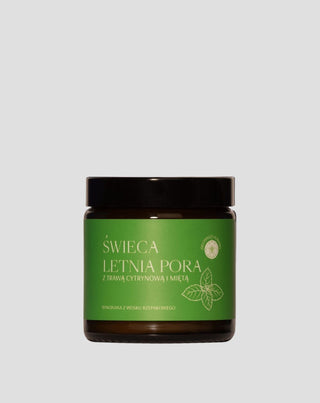 Κερί με άρωμα λεμονόχορτου και μέντας Καλοκαιρινή σεζόν Mglife - 1