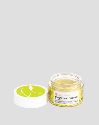 Φυσική αποσμητική κρέμα - υγιεινό αποσμητικό λινάρι & πατσουλί Natura Option_1 - 2