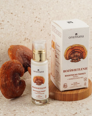 Ενισχυτικό λάμψης με προσαρμογόνα reishi και rhodiola rhodiola Orientana - 2