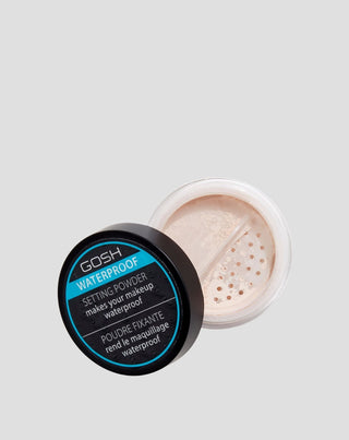 Fixing loose αδιάβροχη πούδρα διάφανη με μεταξένια υφή Gosh - 1