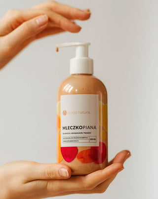 Ενυδατικό γαλάκτωμα καθαρισμού για τον καθαρισμό του προσώπου και την αφαίρεση του μακιγιάζ Natura Option - 2