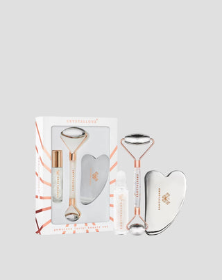 Σετ μασάζ προσώπου από ανοξείδωτο χάλυβα - κρυοθεραπεία Cryo Ice Beauty set Crystallove - 1