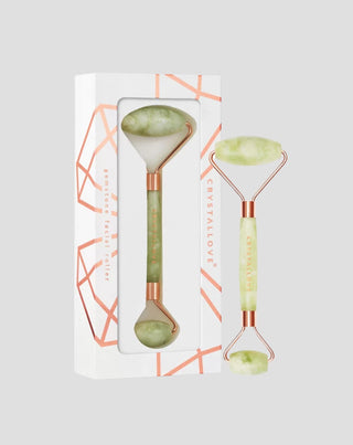 Μασάζ προσώπου από νεφρίτη - η φυσική πέτρα της νεότητας Jade roller Crystallove - 1