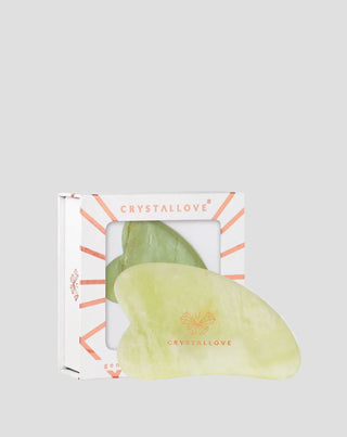 Gua sha πλάκα μασάζ προσώπου από πέτρα νεφρίτη της νεολαίας Crystallove - 1