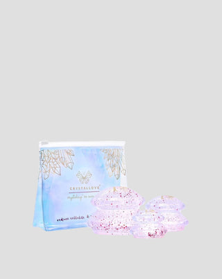 Φυσαλίδες σιλικόνης Crystalcup για μασάζ σώματος με λάμψη Crystallove - 1