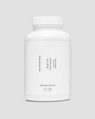 Βιοτίνη σε κάψουλες 2500 mcg βιταμίνης H για μαλλιά, δέρμα και νύχια Nutridome 180 τεμ. - 1