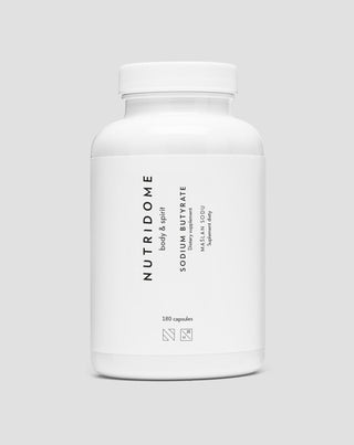 Βουτυρικό νάτριο 620 mg/ημέρα για διαταραχές της εντερικής, φλεγμονώδους και βακτηριακής χλωρίδας Nutridome 180 τμχ - 1
