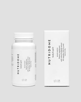 Ινδικές ταμπλέτες τσουκνίδας με φορσκολίνη Makandi Nutridome 60 κάψουλες - 2