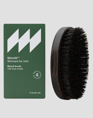 Βούρτσα γενειάδας από ξύλο οξιάς με φυσικές τρίχες αγριογούρουνου Monolith - 4