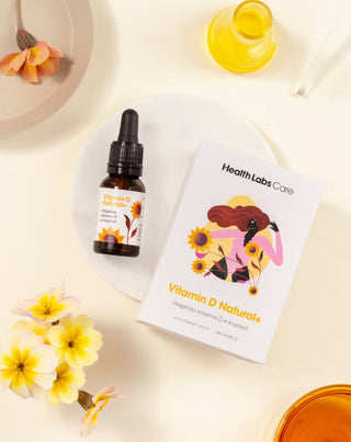 Vegan βιταμίνη D3 σταγόνες Vitamin D Natural+ Health Labs Care - 2