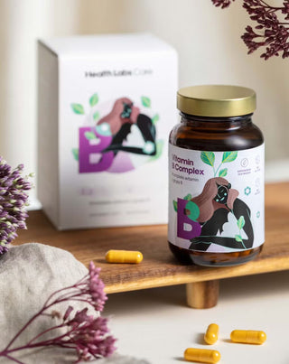 Σύμπλεγμα βιταμινών Β χωρίς γλουτένη και λακτόζη Health Labs Care 60 κάψουλες - 2