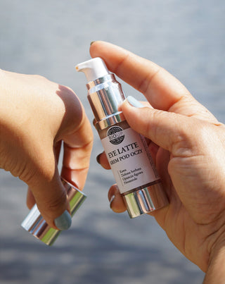 Βελούδινη κρέμα ματιών με καφεΐνη και βλαστοκύτταρα Eye Latte BIOUP - 2