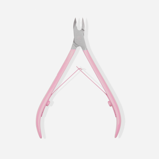 Επαγγελματική πένσα για πετσάκια 5mm με σατέν ροζ λαβή You Beauty - 1