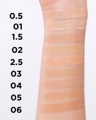 Ενυδατικό Concealing Foundation No. 1.5 Ivory Beige Better Than Perfect Eveline - 2