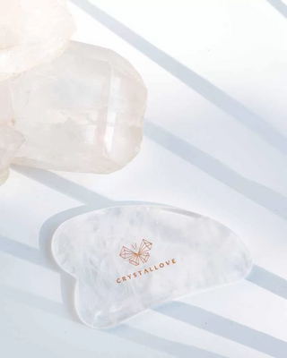 Crystallove gua sha πλάκα μασάζ προσώπου με καθαριστικές ιδιότητες - 2