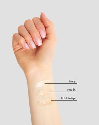 Ενυδατική κρέμα BB spf 50 με υαλουρονικό οξύ και βιταμίνη C 03 Light Beige Nutridome - 3