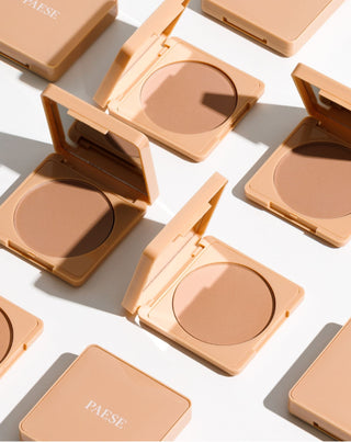 Πιεσμένο bronzer Selfglow 02 Warm με ενεργά συστατικά για contouring προσώπου Paese - 6