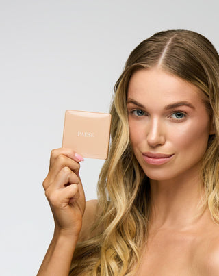 Πιεσμένο bronzer Selfglow 02 Warm με ενεργά συστατικά για contouring προσώπου Paese - 3