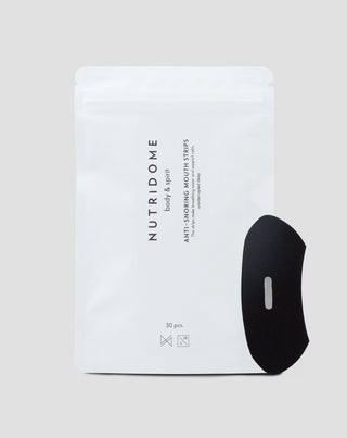 Nutridome φυσικό μετάξι μπαμπού για τα χείλη κατά του ροχαλητού 30 τεμάχια. - 1