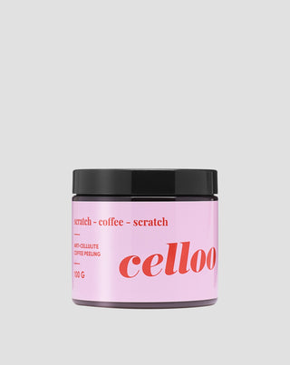 Celloo scrub σώματος με καφέ και φυσικά έλαια για τη μείωση της κυτταρίτιδας και των ραγάδων - 1