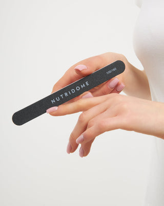 Ευθεία λίμα νυχιών 100/180 Nutridome - 2