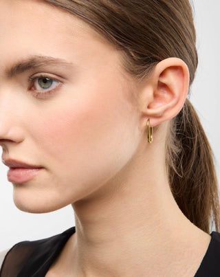 Mys_2 σετ σκουλαρίκια από ανοξείδωτο ατσάλι με επίχρυσο λάπις λάζουλι - 3