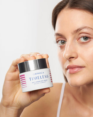 Αντιρυτιδική κρέμα ημέρας με αντηλιακό spf 20 για δέρμα 40+ Timeless Orphica - 3