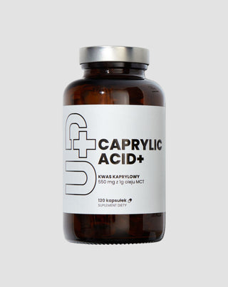UP Caprylic acid+ συμπλήρωμα για την υποστήριξη της πεπτικής άνεσης και της εντερικής υγείας UP Health Pharma 120 κάψουλες - 1