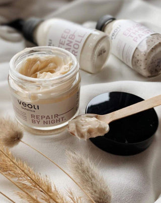 Κρέμα προσώπου με λιπιδική προστασία Δεύτερη επιδερμίδα Επισκευή τη νύχτα Veoli Botanica - 2