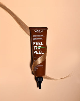 Feel the peel scrub για το τριχωτό της κεφαλής με σύμπλεγμα οξέων AHA/BHA και χυμό αλόης Veoli Botanica - 4