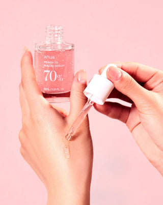 Ορός λείανσης και φωτεινότητας με ροδάκινο και νιασιναμίδη Peach 70% Niacinamide Serum ANUA - 2