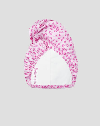 Barbie Διπλής όψης Hair Wrap Sport&Satin Ροζ Πάνθηρας Glov turban μαλλιών - 1