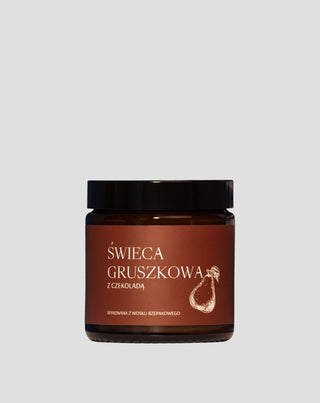 Φυσικό κερί από κερί ελαιοκράμβης με άρωμα αχλαδιού και σοκολάτας Mglife - 1