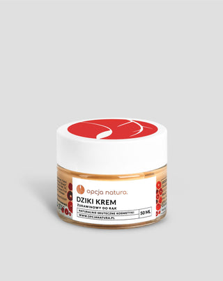 Κρέμα χεριών με άγριο κράνμπερι για ξηρό και ταλαιπωρημένο δέρμα με ουρία 5% Natura Option - 1