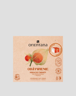 Κρέμα προσώπου με ινδικό τζίνσενγκ (ashwagandha) Orientana - 2