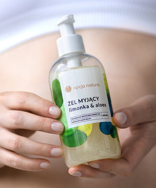 Ζελέ πλύσης σώματος & προσώπου Lime & Aloe 100% φυσικό Option Natura - 2