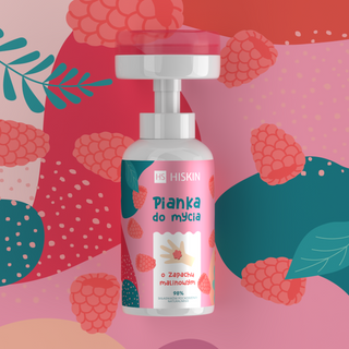 HiSkin παιδικός αφρός πλύσης χεριών και σώματος με άρωμα βατόμουρο - 2