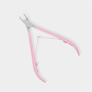 Επαγγελματική πένσα για πετσάκια 3mm με σατέν ροζ λαβή You Beauty - 2