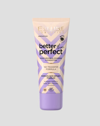 Ενυδατικό Concealing Foundation No. 02 light vanilla Better Than Perfect Eveline - 1