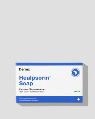 Αφρικανικό μαύρο σαπούνι για ακμή, ψωρίαση και έκζεμα Healpsorin Dermz - 1