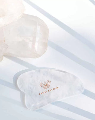 Crystallove gua sha πλάκα μασάζ προσώπου με καθαριστικές ιδιότητες - 2