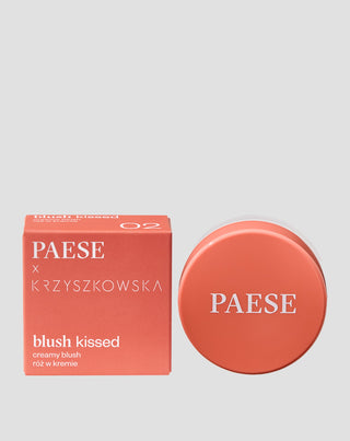 Κρεμώδες ρουζ σε κοραλλί απόχρωση Blush kissed 02 Paese - 2