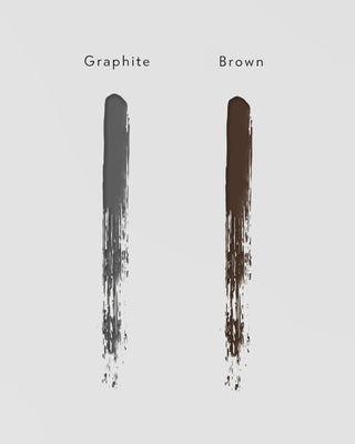 Μολύβι φρυδιών γραφίτη με βουρτσάκι και μύτη ακριβείας με καστορέλαιο Nutridome - 3